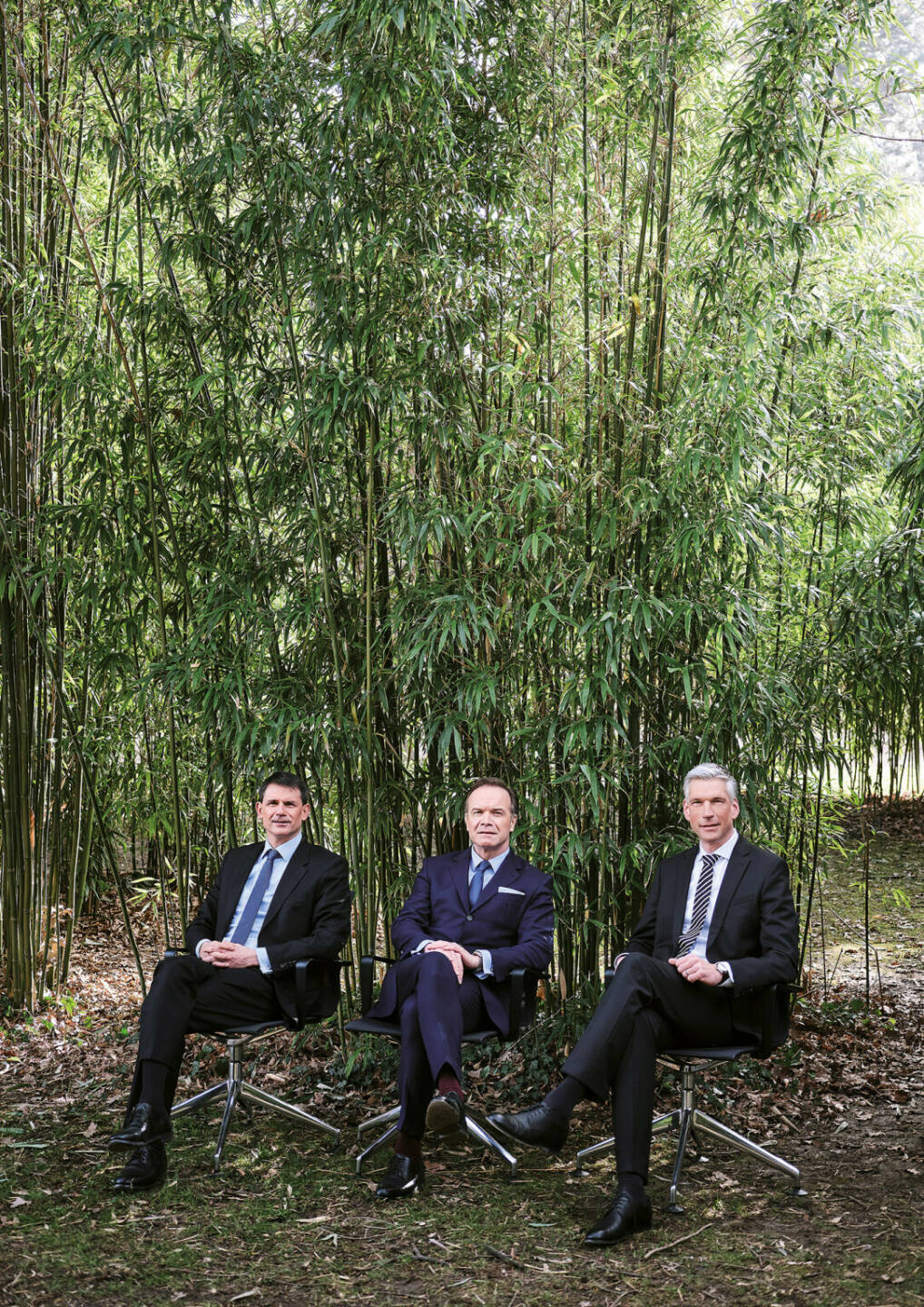 UBM-Vorstand: v.li Patric Thate (CFO), Thomas G. Winkler (CEO), Martin Löcker (COO) Quelle: UBM