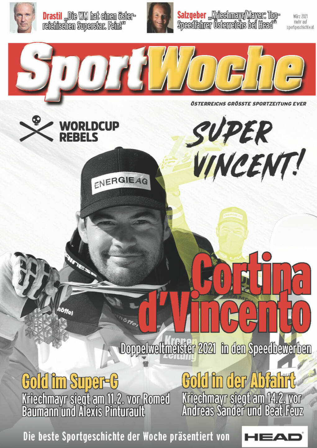 Vincent Kriechmayr, Presenter: Head