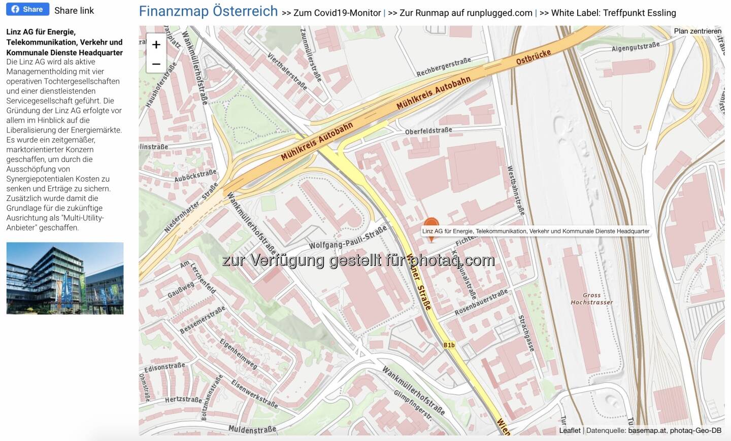 Linz AG auf http://www.boerse-social.com/finanzmap