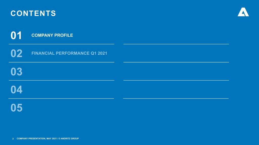 Andritz - Company profile (16.05.2021) 