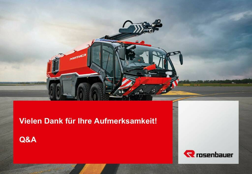 Rosenbauer - Vielen Dank für Ihre Aufmerksamkeit! (18.05.2021) 