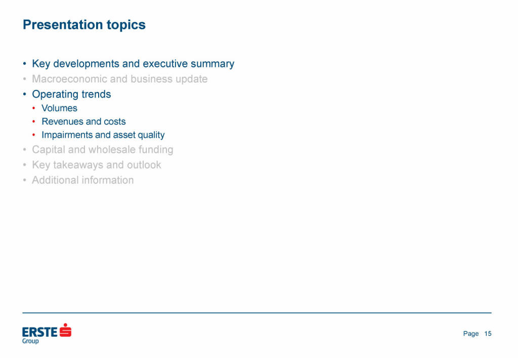 Erste Group - Operating trends (25.05.2021) 