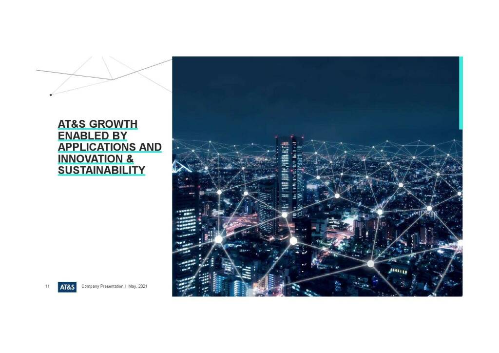 AT&S - AT&S growth enabled by applications and innovation & sustainability  (27.05.2021) 