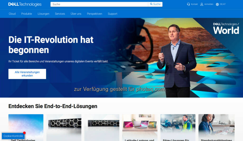 Dell (Bild: Screenshot Homepage Dell Mai 2021) (30.05.2021) 