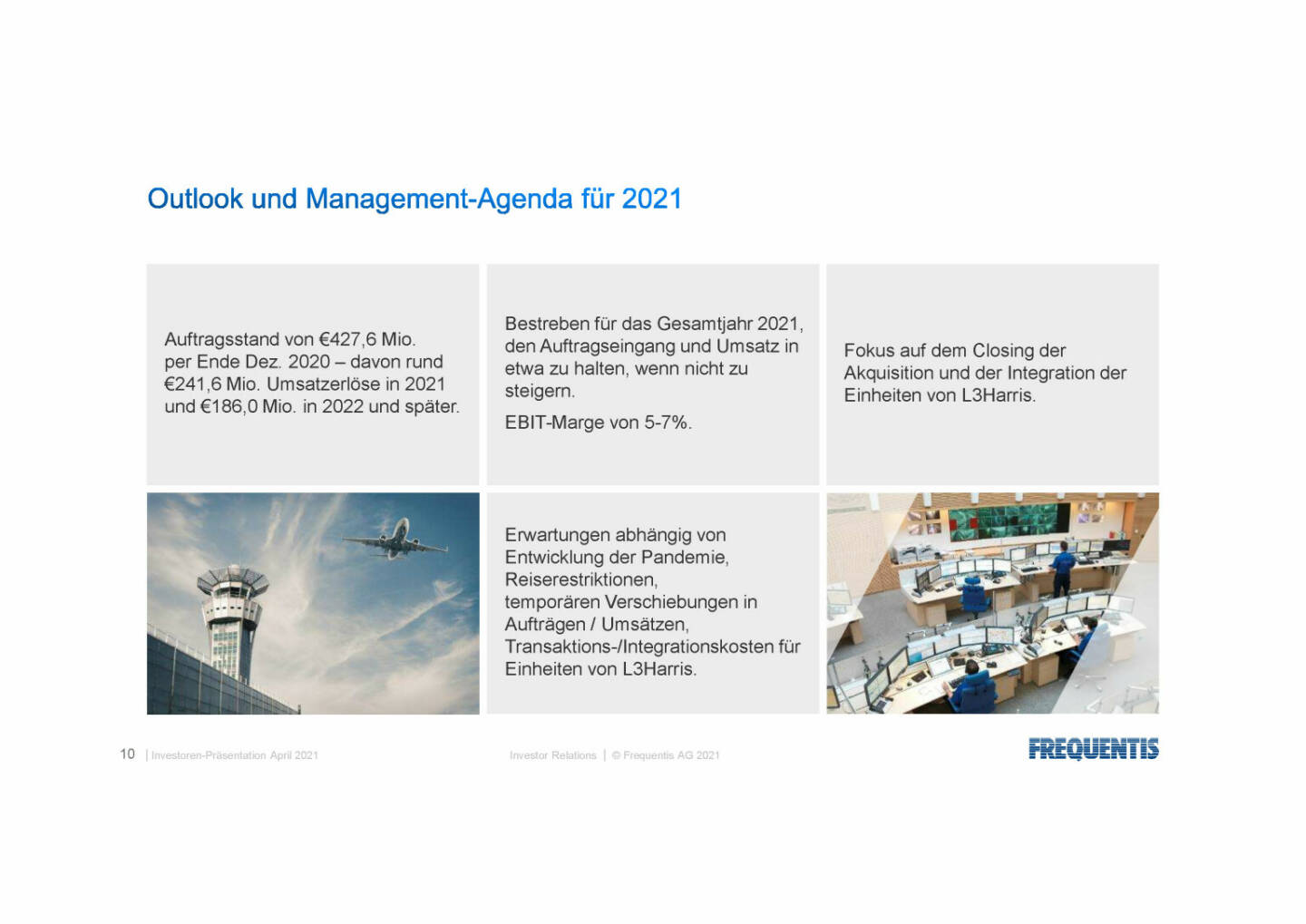 Frequentis - Outlook und Management-Agenda für 2021
