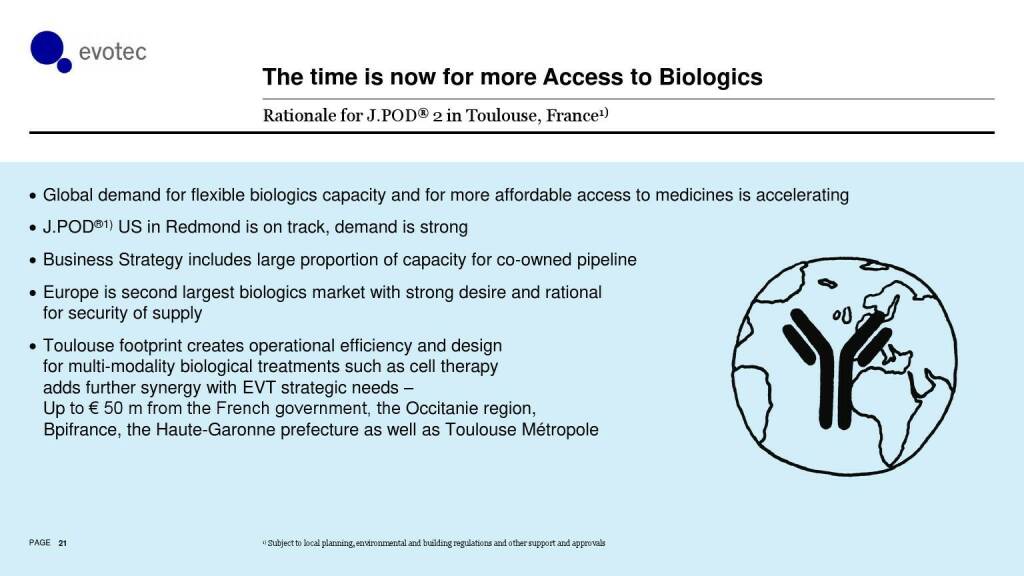 evotec - The time is now for more access to biologics (06.06.2021) 