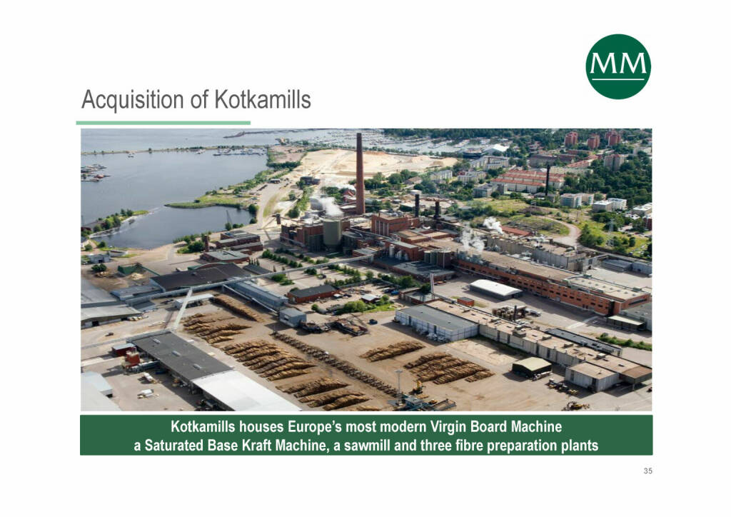 Mayr-Melnhof - Acquisition of Kotkamills (07.06.2021) 