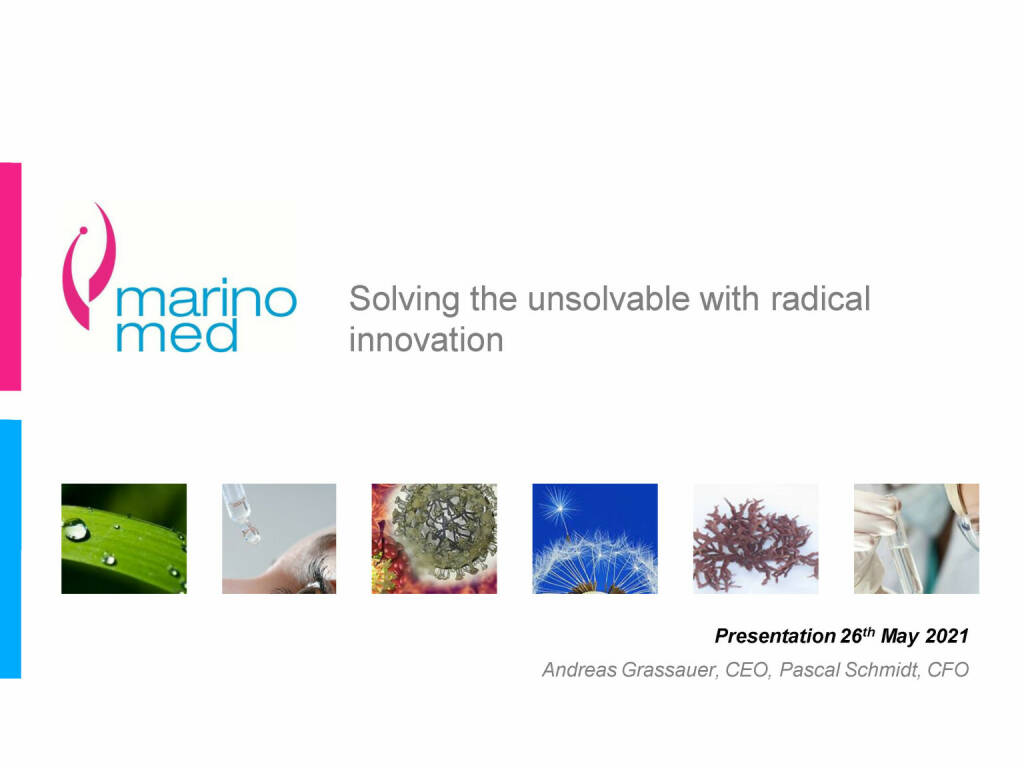 Marinomed - Solving the unsolvable with radical innovation (08.06.2021) 