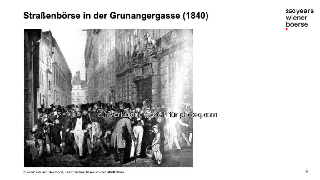 Straßenbörse in der Grünangergasse (1840) (13.06.2021) 