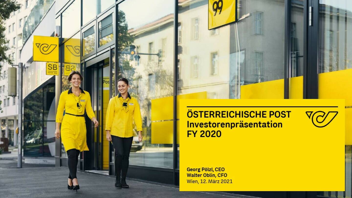 Österreichische Post - Investorenpräsentation FY 2020