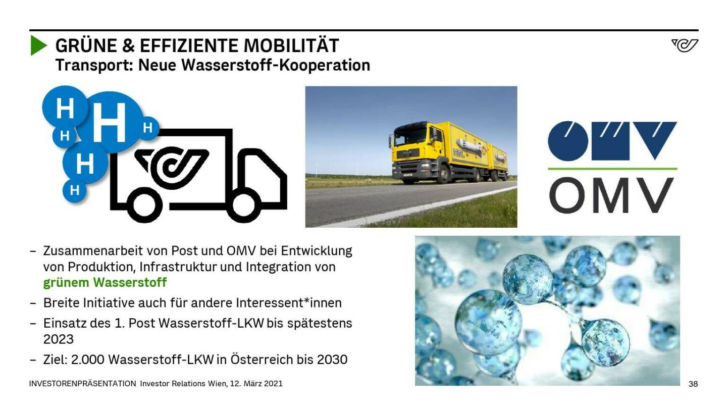 Österreichische Post - GRÜNE & EFFIZIENTE MOBILITÄT