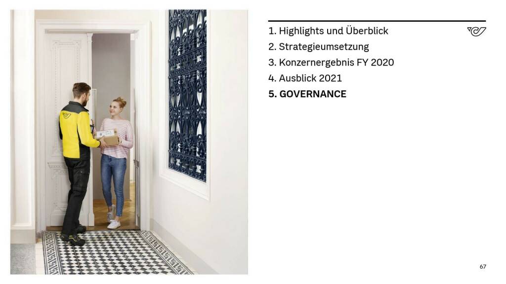 Österreichische Post - GOVERNANCE (14.06.2021) 