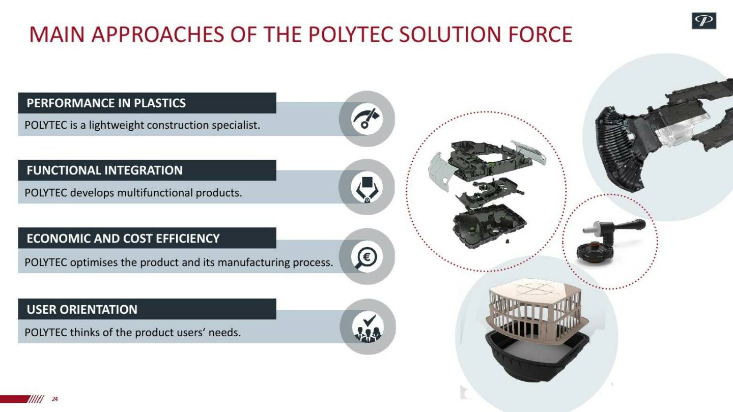 Polytec - Main approaches of the Polytec solution force 