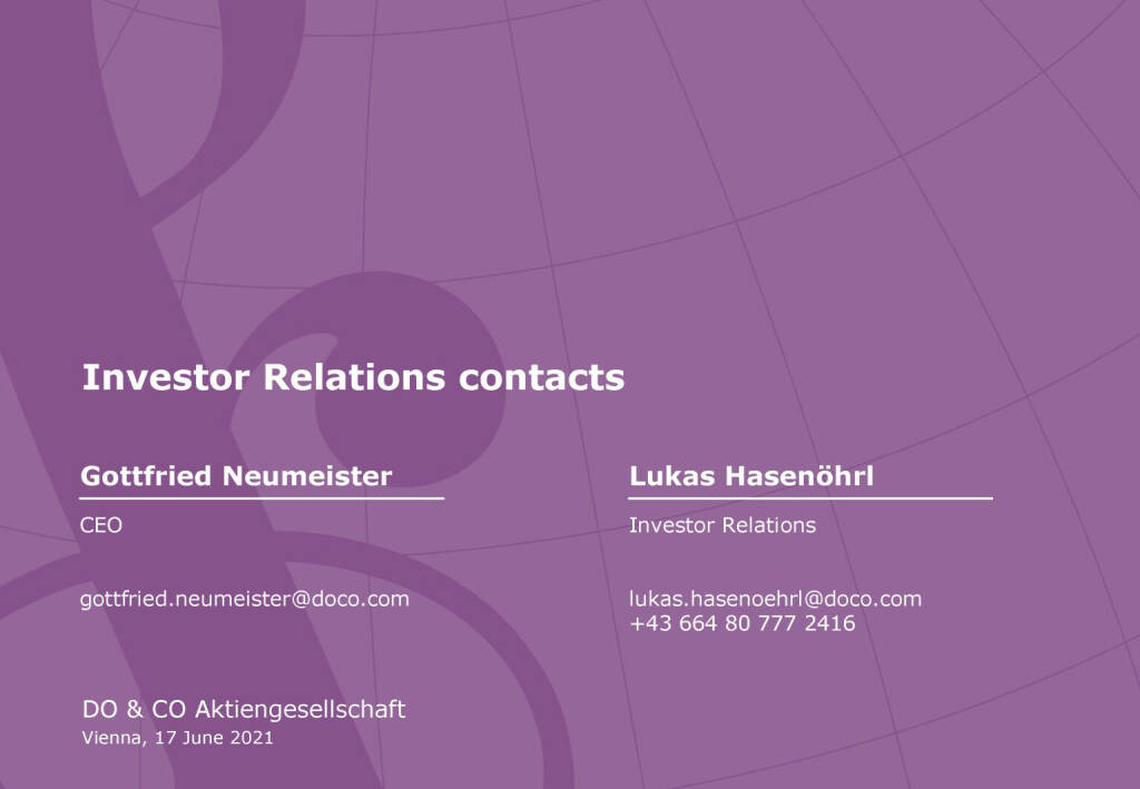 Do&Co - Investor Relations contacts (20.06.2021) 