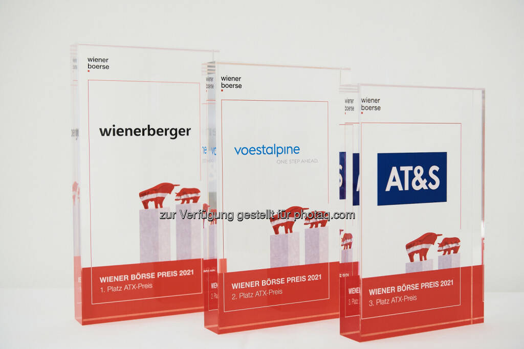 ATX-Preis: 1. Wienerberger, 2. voestalpine, 3. AT&S - Wiener Börse Preis 2021 (22.06.2021) 