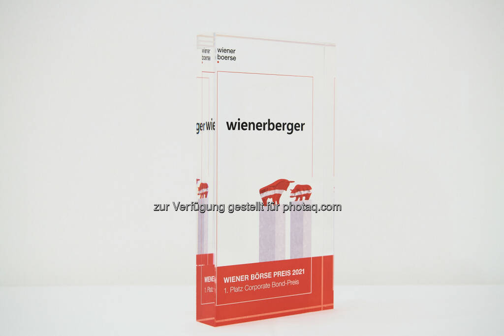 Corporate Bond-Preis an Wienerberger - Wiener Börse Preis 2021 (22.06.2021) 