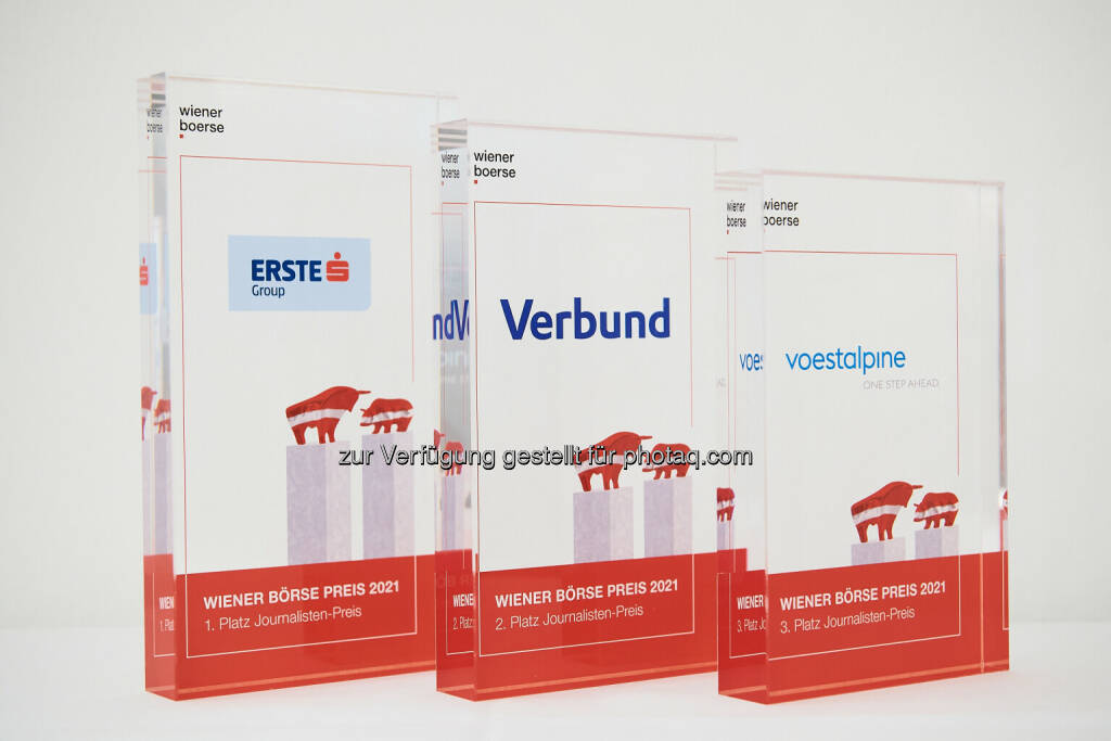 Journalisten-Preis: 1. Erste Group, 2. Verbund, 3. voestalpine - Wiener Börse Preis 2021 (22.06.2021) 
