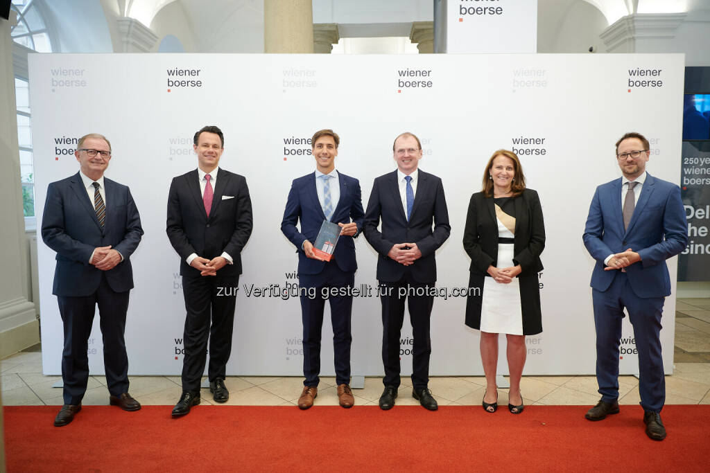 Kopf (WKO), Boschan, Christoph M. Gabriel & CEO Gerald Mayer (AMAG), Herrmann, Maxian (ÖVFA) - Wiener Börse Preis 2021 (22.06.2021) 