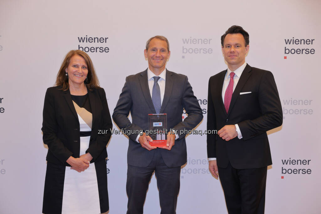 Christoph Boschan, Stefan Dörfler (Erste Group Bank), Andrea Herrmann - Wiener Börse Preis 2021 (22.06.2021) 