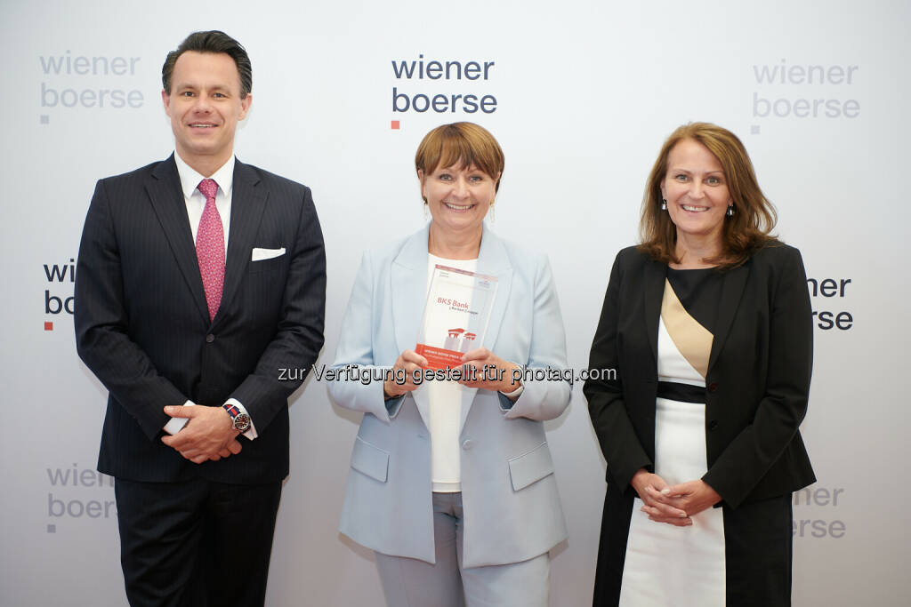 Christoph Boschan, Herta Stockbauer, Andrea Herrmann - Wiener Börse Preis 2021 (22.06.2021) 