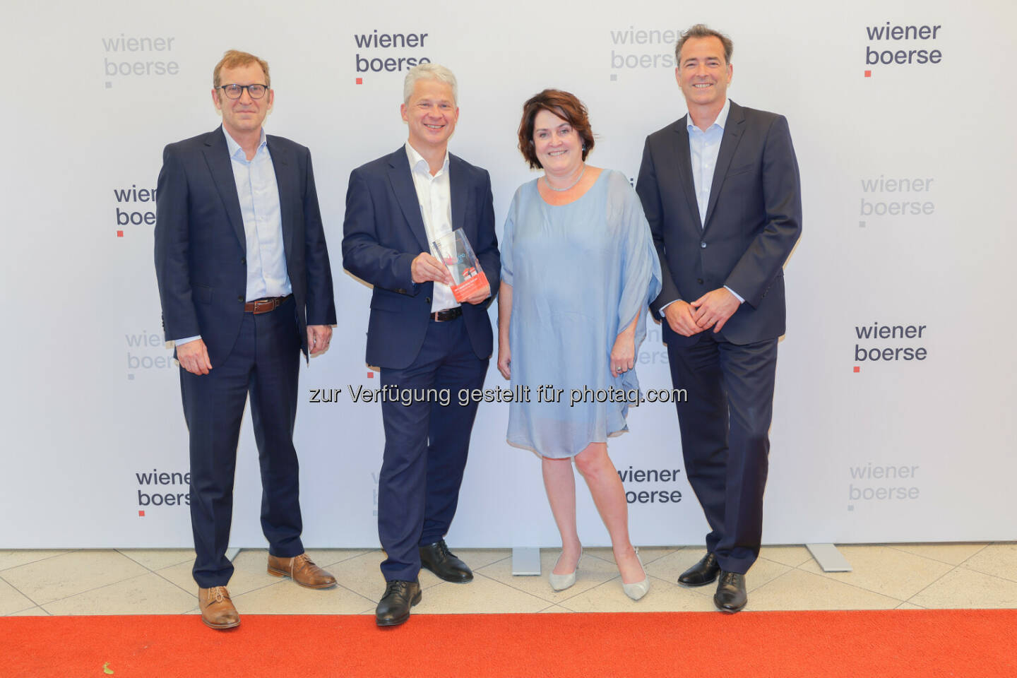 Simon Nebel, Andreas Grassauer, Eva Prieschl-Grassauer, Pascal Schmidt (Marinomed) - Wiener Börse Preis 2021
