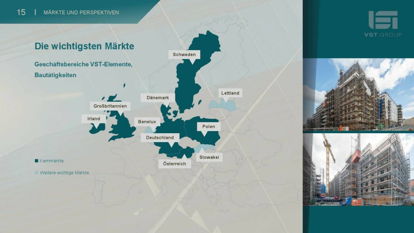 VST - Die wichtigsten Märkte