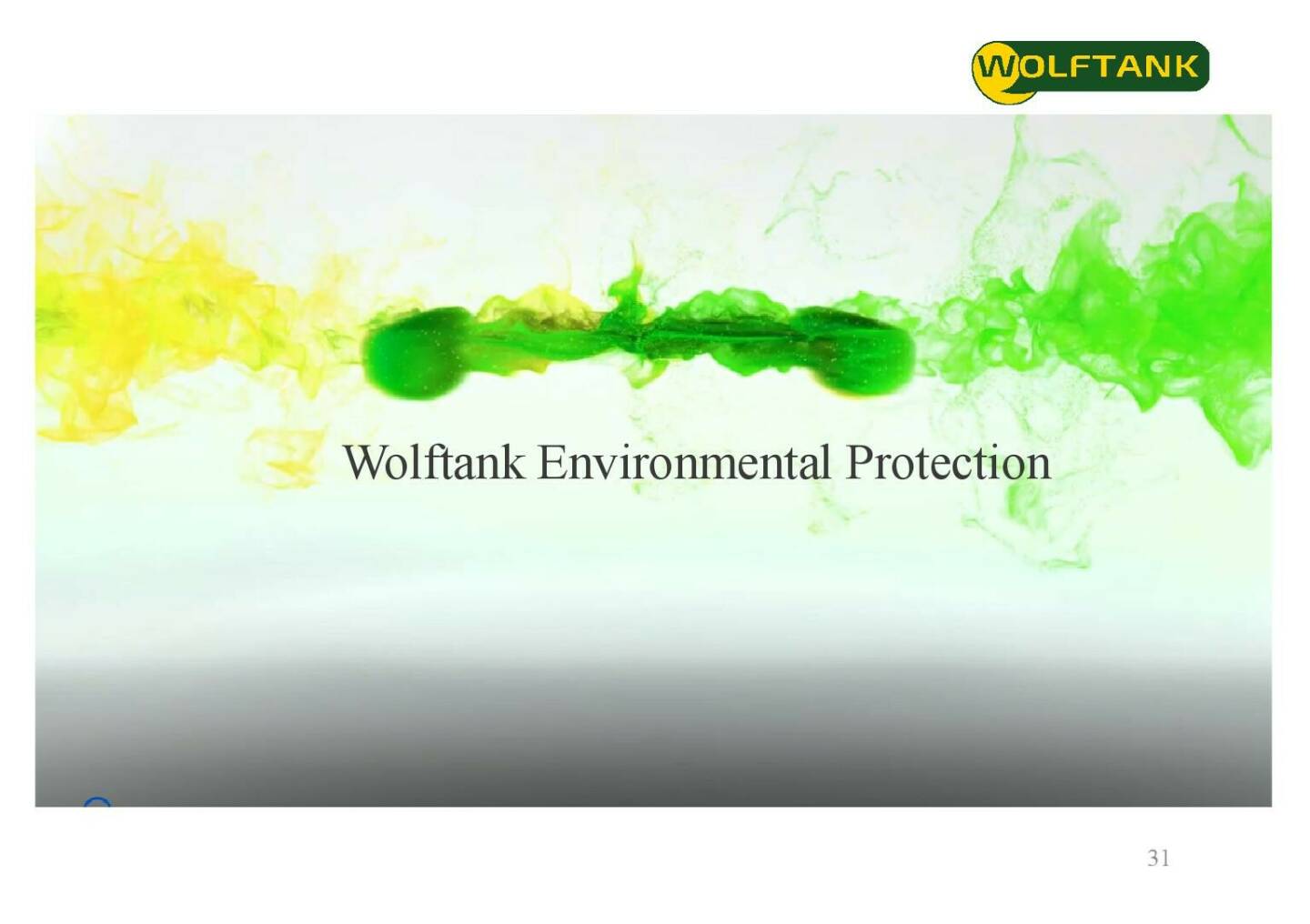 Wolftank - Environmental Protection