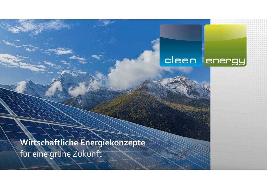 Cleen Energy - Wirtschaftliche Energiekonzepte (29.06.2021) 