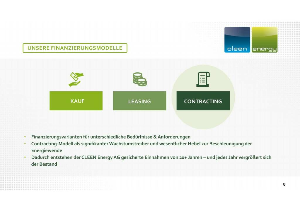 Cleen Energy - Unsere Finanzierungsmodelle (29.06.2021) 