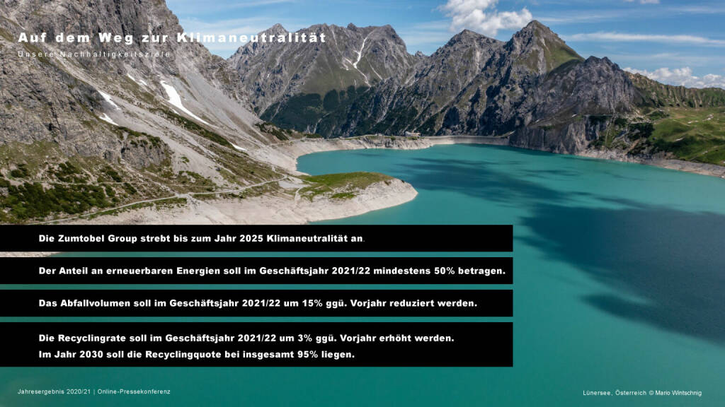 Zumtobel - Auf dem Weg zur Klimaneutralität (05.07.2021) 
