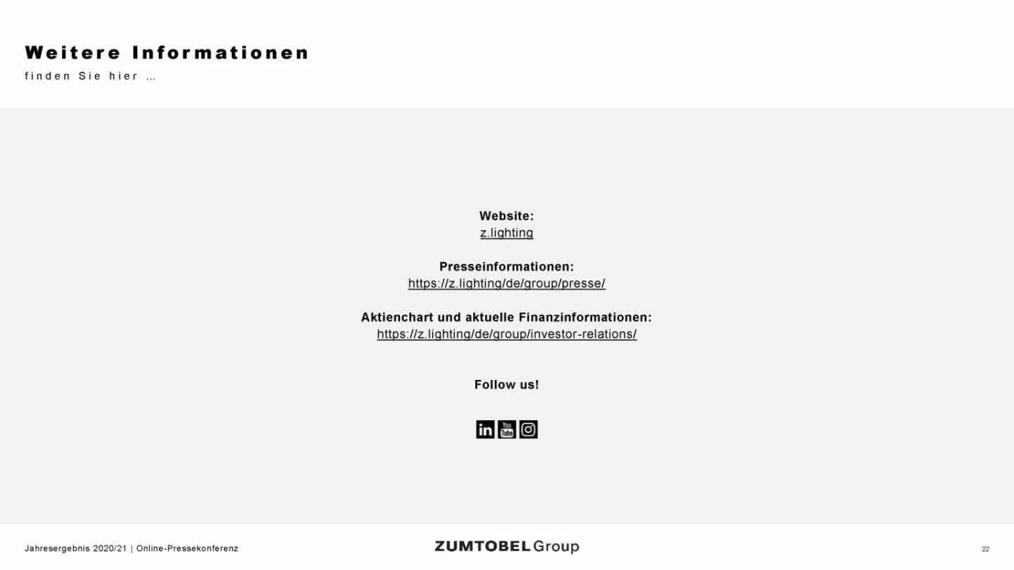 Zumtobel - Weitere Informationen 