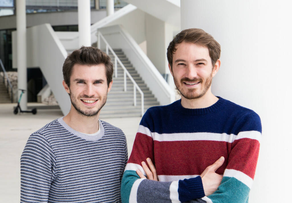 Maschmeyers seed + speed, Gschwandtners 8eyes und der OÖ HightechFonds investieren in österreichisches HR-Startup TeamEcho: 1,3 Millionen Euro für eine bessere Arbeitswelt; avid Schellander (Co-Founder TeamEcho), Markus Koblmüller (Co-Founder TeamEcho), Credit: TeamEcho (08.07.2021) 