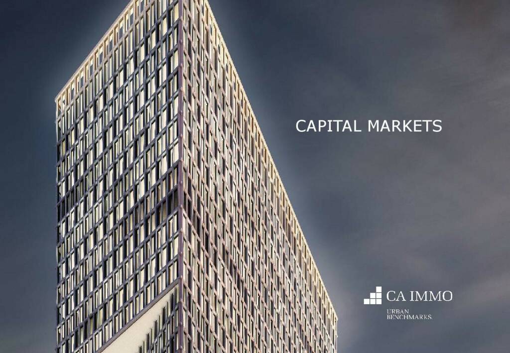 CA Immo - Capital markets (12.07.2021) 