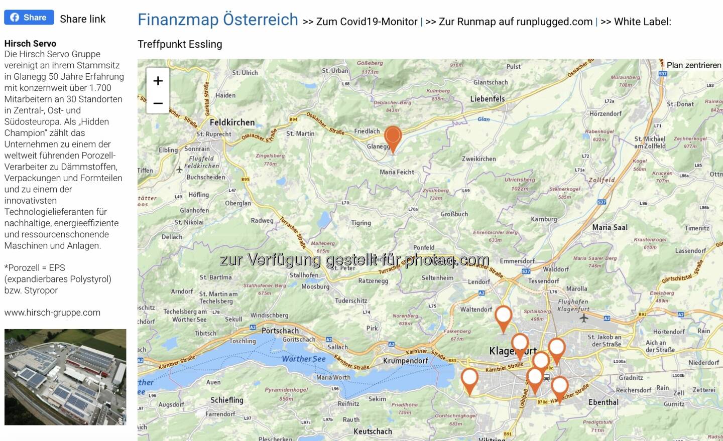 Hirsch Servo auf http://www.boerse-social.com/finanzmap