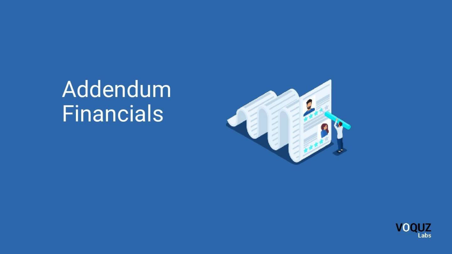 VOQUZ - Addendum Financials