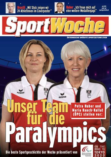 Petra Huber und Maria Rauch-Kallat (ÖPC) stellen vor: Unser Team für die Paralympics (08.08.2021) 