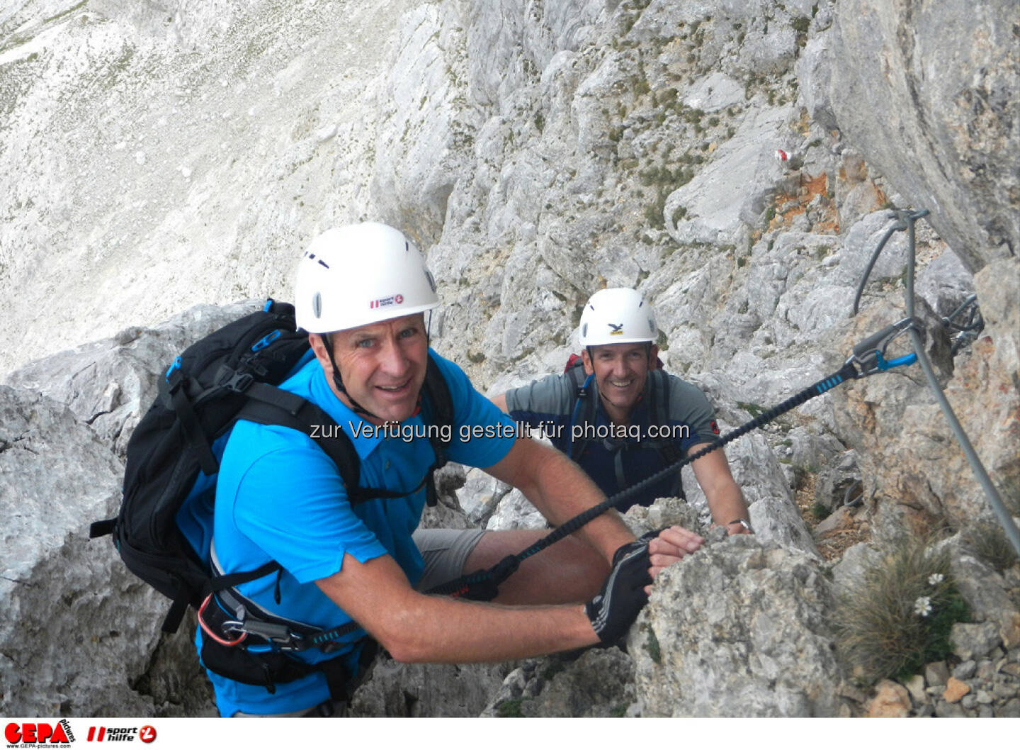 Roland Koenigshofer (Adidas) und Andreas Maier (Bawag PSK). Foto: GEPA pictures/ Markus Oberlaender