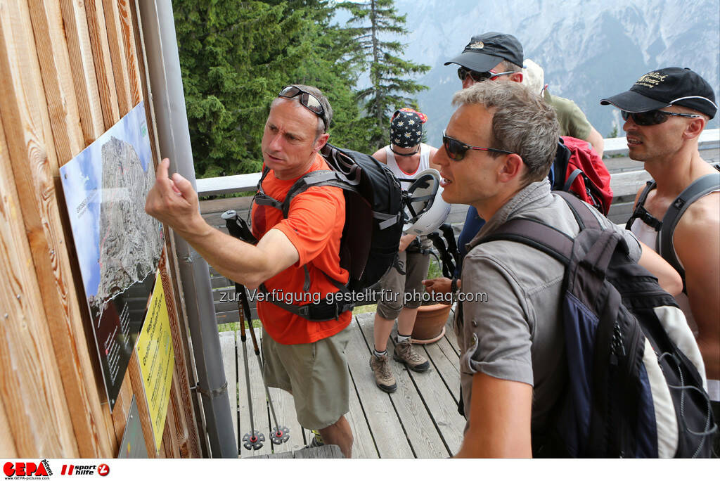 Geschaeftsfuehrer Anton Schutti (Sporthilfe) und Andreas Maier (Bawag PSK). Foto: GEPA pictures/ Markus Oberlaender (13.08.2013) 