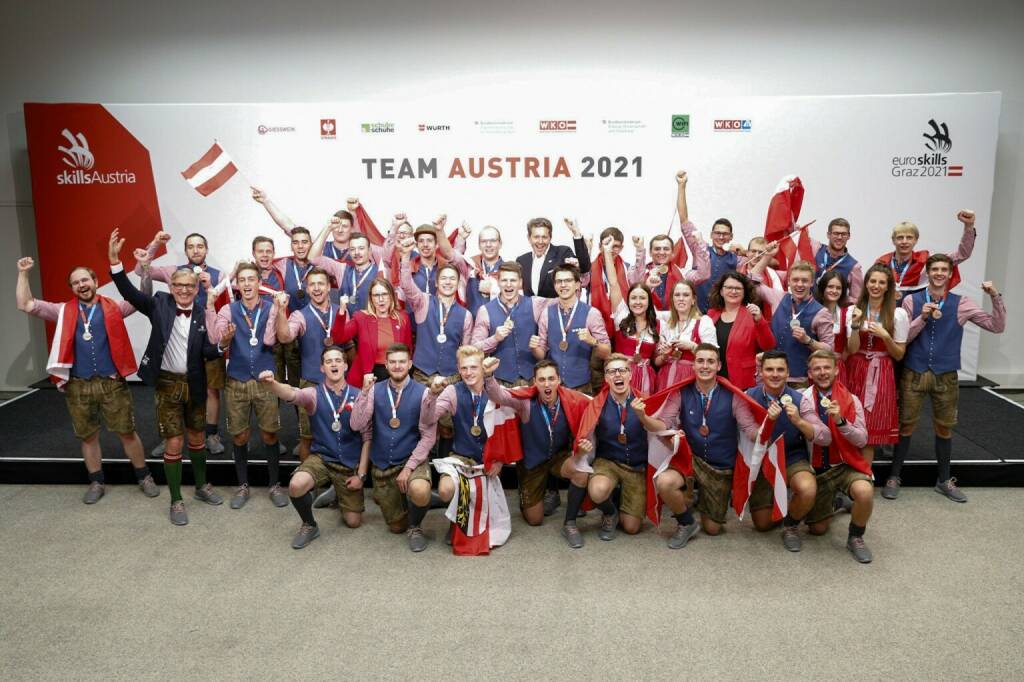 Wirtschaftskammer Österreich: Rekord bei EuroSkills2021 in Graz: Team Austria holt 33 Medaillen, Fotocredit:WKÖ/SkillsAustria/Florian Wieser, © Aussender (27.09.2021) 