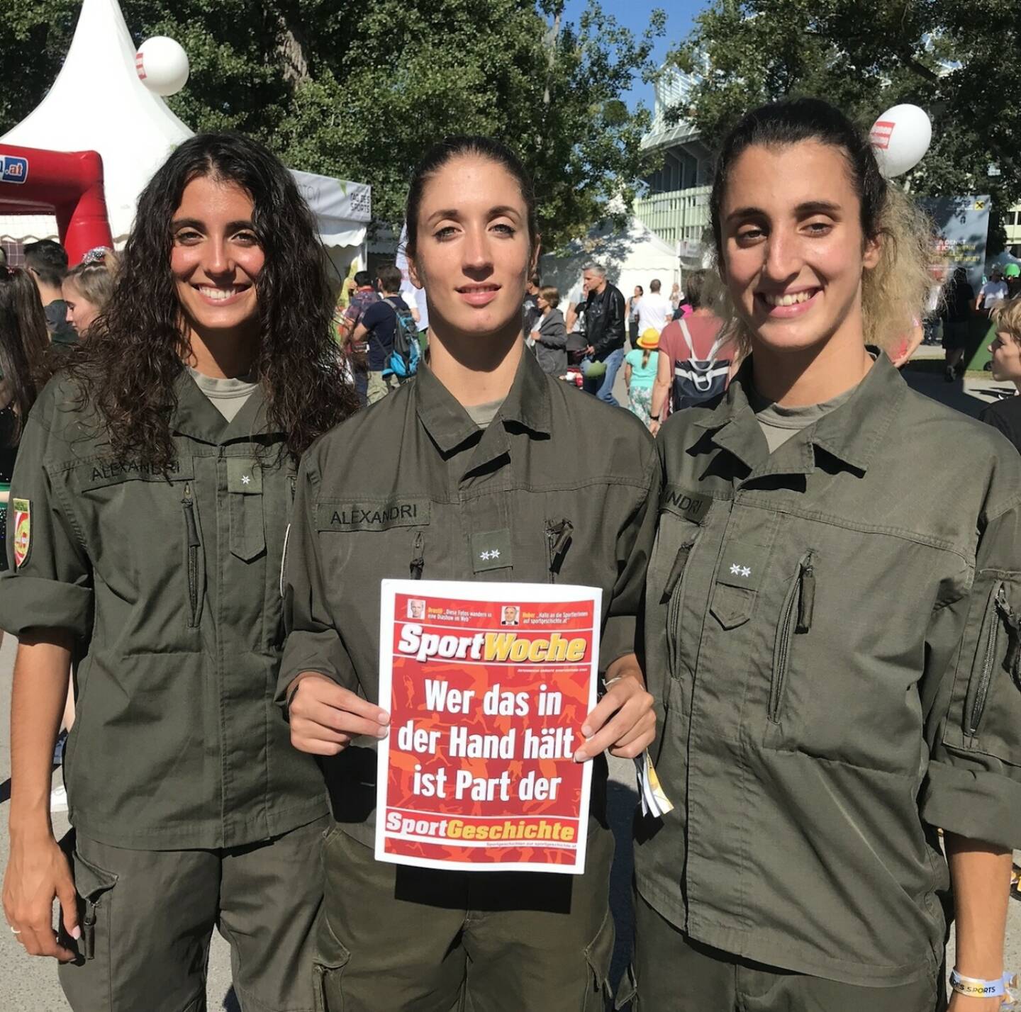 Vasiliki, Anna-Maria, Eirini Marina Alexandri sportgeschichte.at Synchronschwimmen