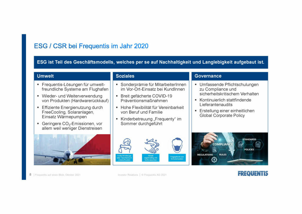 Frequentis - ESG / CSR (12.10.2021) 