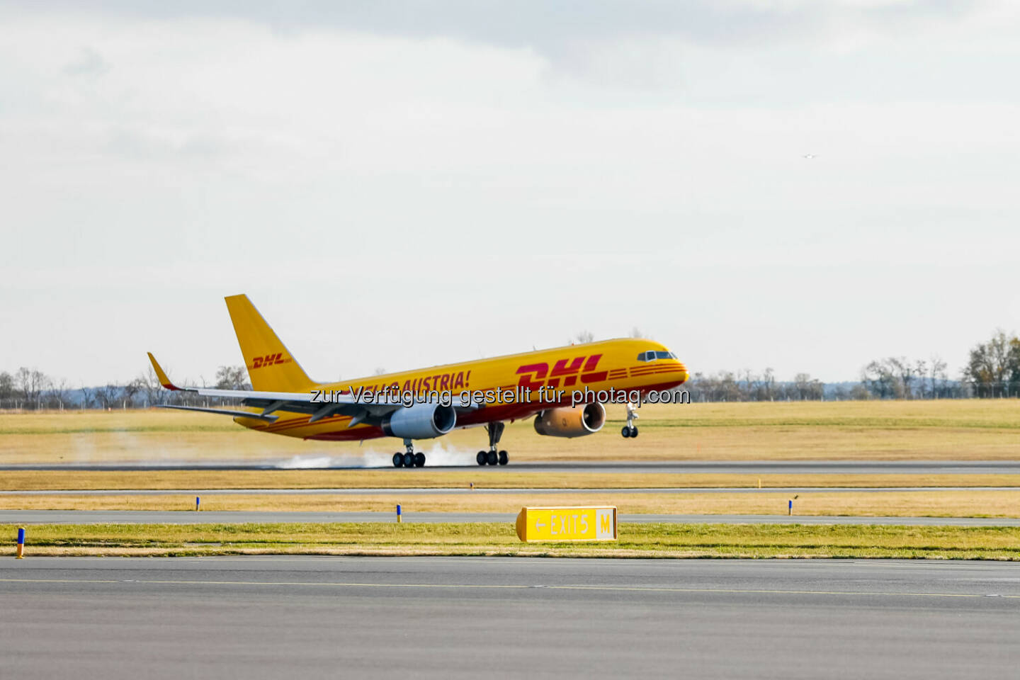 DHL Express sagt: „Servus Austria!“ – Jungfernflug der neuen Cargo-Fluglinie DHL Air Austria, Fotocredit:Christian Husar