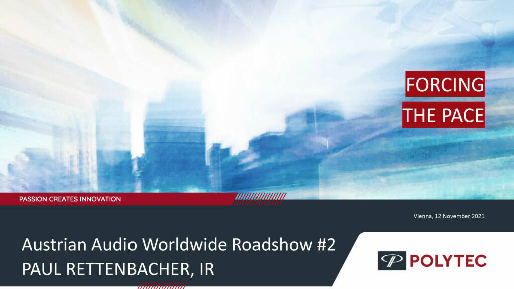 Polytec - Austrian Audio Worldwide Roadshow #2, Paul Rettenbacher (15.11.2021) 