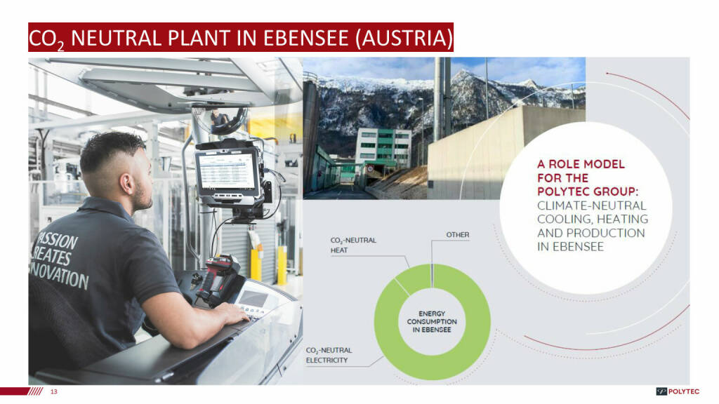 Polytec - CO2 neutral plant in Ebensee (15.11.2021) 