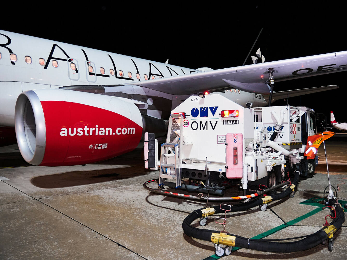 OMV und Austrian Airlines starten mit nachhaltigem Flugzeugtreibstoff durch © Austrian Airlines / Brazdil
