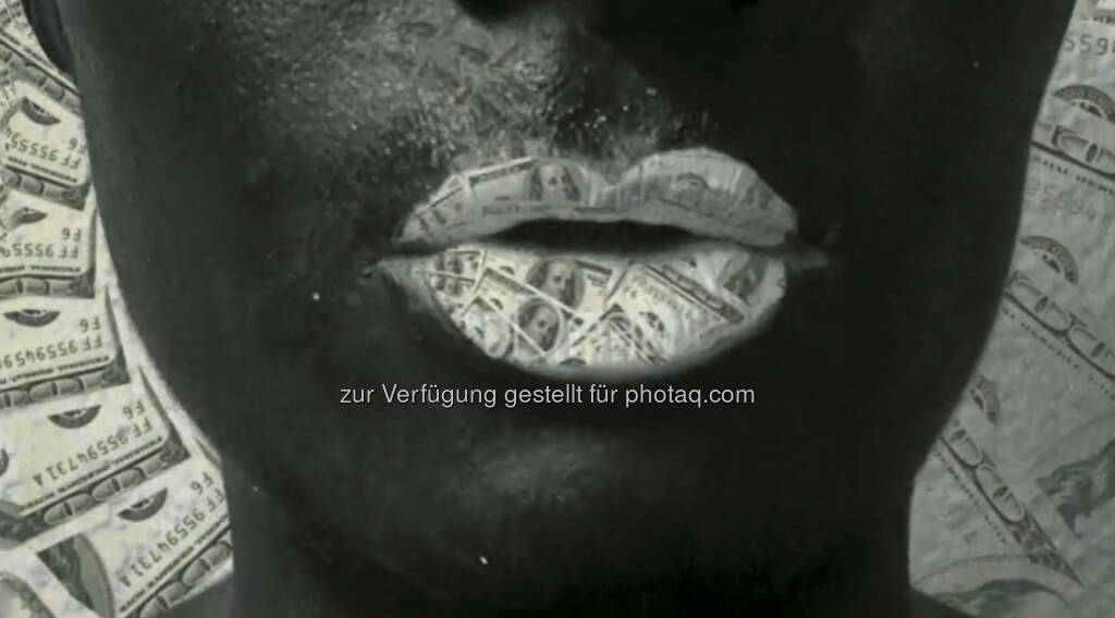 Dollar, Mund, Geld - ein Still aus https://vimeo.com/68766520 von Julie Böhm (17.08.2013) 