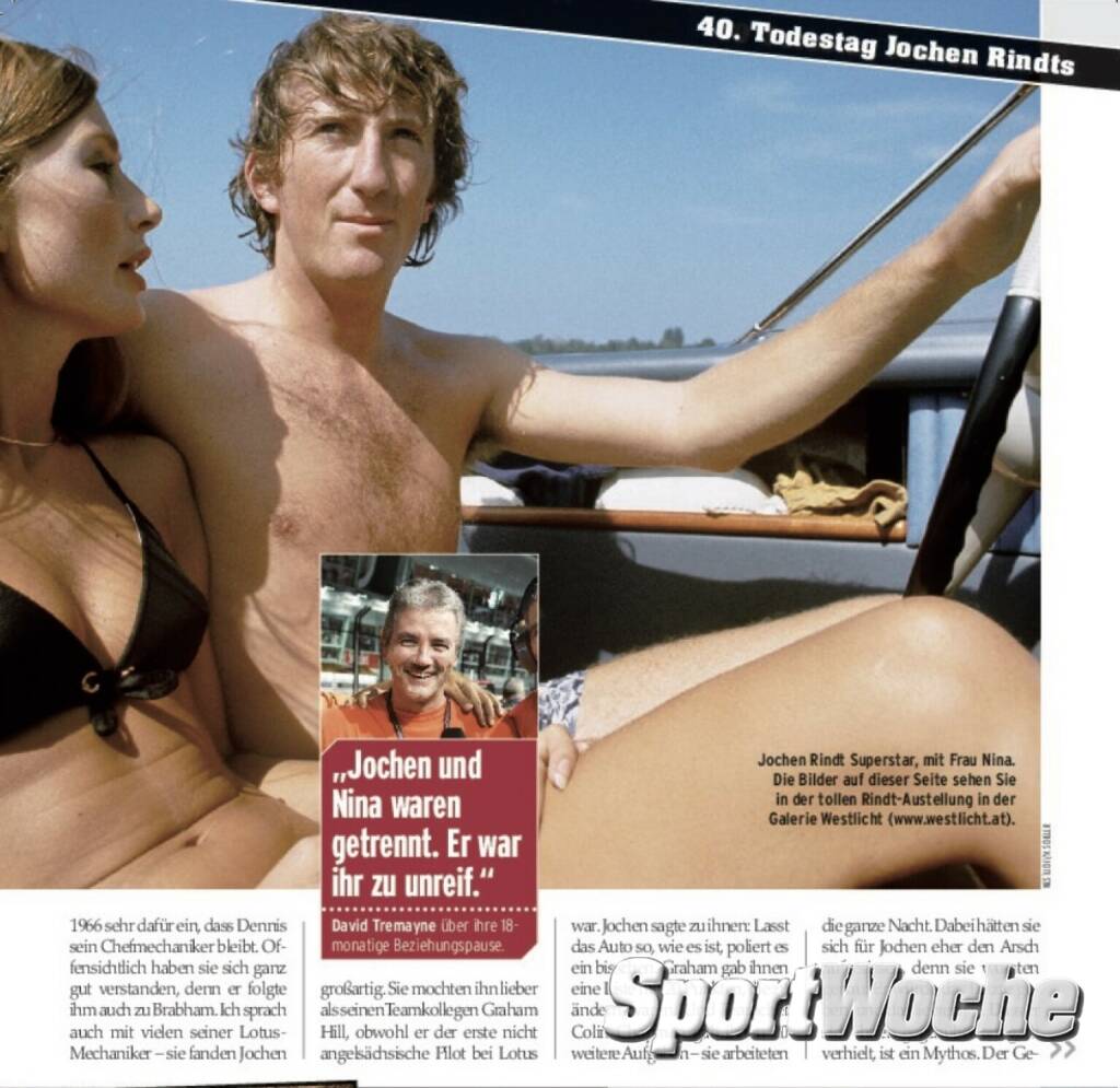 05.09.2021: sportgeschichte.at #sportgeschichte: Heute 51. Todestag des genialen #jochenrindt.Das brachte die #sportwoche vor 11 Jahren zum 40. Jahrestag der @autodromonazionale_monza Tragödie. #unsterblich #hero @f1 , © Bilder aus der SportWoche (08.12.2021) 