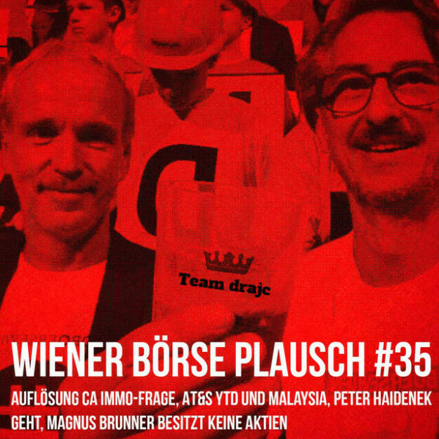 https://open.spotify.com/episode/1jB4gS5fg7MDMWQmr4m3f2
Wiener Börse Plausch #35: Auflösung CA Immo-Frage, AT&S ytd und Malaysia, Peter Haidenek geht, Magnus Brunner - <br><p>Team drajc, das sind die Börse Social Network Eigentümer Christian Drastil und Josef Chladek, quatscht in Wiener Börse Plausch #34 wieder über das aktuelle Geschehen in Wien. Heute geht es um die Auflösung der <strong>CA Immo</strong>-Frage, <strong>AT&S</strong> ytd und Malaysia, einen Short zu <strong>Immofinanz</strong> und <strong>Österr. Post</strong>, <strong>Magnus Brunner</strong> besitzt keine Aktien, <strong>Peter Haidenek</strong> verlässt <strong>Polytec</strong>, Update Hallo <strong>Semperit</strong> und einen Weihnachtssong von <strong>Della Torre, Maxian und Matejka</strong>)</p>
<p>_Erwähnt werden: </p>
<ul>
<li>Florian Beckermann über Magnus Brunner: <a href=https://boerse-social.com/2021/12/15/wie_tickt_der_neue_finanzminister_magnus_brunner_florian_beckermann_gast_kommentar>https://boerse-social.com/2021/12/15/wie_tickt_der_neue_finanzminister_magnus_brunner_florian_beckermann_gast_kommentar</a></li>
<li>AT&amp;S-Blog zu Malaysia: <a href=https://blog.ats.net/en/2021/12/14/malaysia-operations-will-be-significant-portion-of-ats-growth/>https://blog.ats.net/en/2021/12/14/malaysia-operations-will-be-significant-portion-of-ats-growth/</a></li>
<li>wikifolios Richard Dobetsberger: <a href=https://www.wikifolio.com/de/at/p/ritschy>https://www.wikifolio.com/de/at/p/ritschy</a></li>
<li>X-Mas Every Day (Della Torre, Maxian, Matejka): <a href=https://open.spotify.com/episode/388Vn54crNDpMrJj8m0gKT_>https://open.spotify.com/episode/388Vn54crNDpMrJj8m0gKT_</a></li>
</ul>
<p><em>Die Dezember-Folgen vom Wiener Börse Plausch sind präsentiert von der <strong>Rosinger Group</strong>, die sich mit einem Angebot an Listing-Interessierte UnternehmerInnen richtet und einen Rekord im Rosgix feiern kann.</em></p>
<p><em>Risikohinweis: Die hier veröffentlichten Gedanken sind weder als Empfehlung noch als ein Angebot oder eine Aufforderung zum An- oder Verkauf von Finanzinstrumenten zu verstehen und sollen auch nicht so verstanden werden. Sie stellen lediglich die persönliche Meinung der Podcastmacher dar. Der Handel mit Finanzprod ukten unterliegt einem Risiko. Sie können Ihr eingesetztes Kapital verlieren.</em></p> (15.12.2021) 