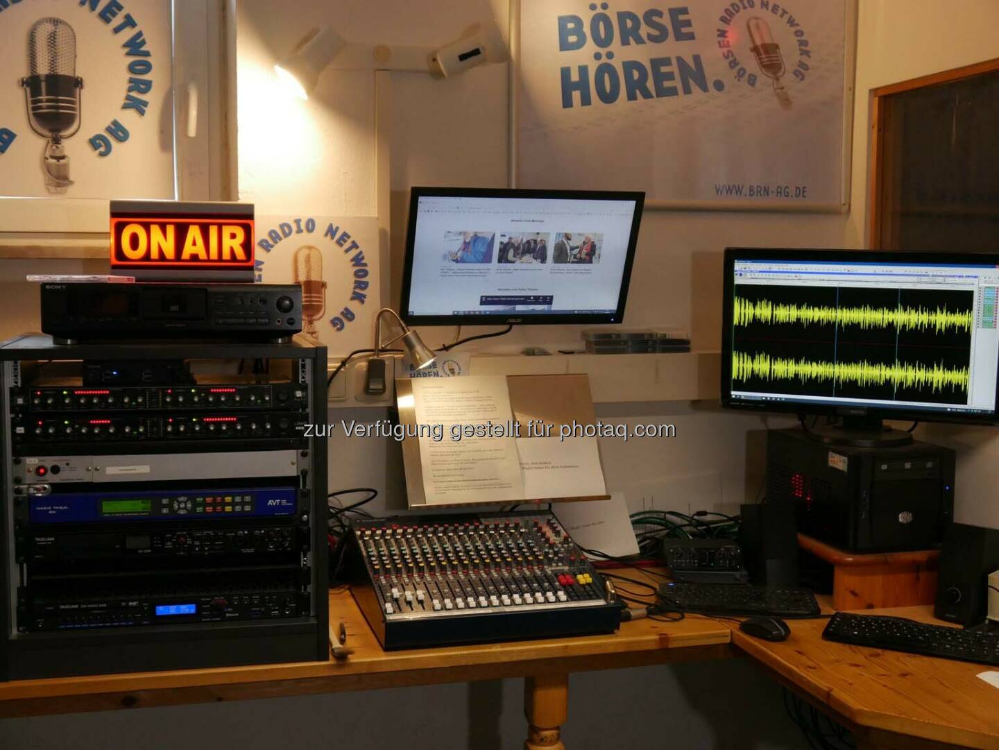 Börsenradio, on air, Studio