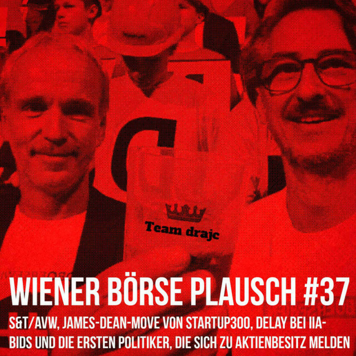 https://open.spotify.com/episode/2KZEfBo9mjlGbzzHyqtHUy
Wiener Börse Plausch #37: S&T/AvW, James-Dean-Move von startup300, Delay bei IIA-Bids und Politiker mit Aktien - <br><p>Team drajc, das sind die Börse Social Network Eigentümer Christian Drastil und Josef Chladek, quatscht in Wiener Börse Plausch #37 wieder über das aktuelle Geschehen in Wien. Heute sprechen wir über den <strong>S&T</strong>-Crash mit sogar <strong>AvW</strong>-Input, den James-Dean-Move von <strong>startup300</strong>, Delays und ein Rätsel bei <strong>IIA</strong> / <strong>CPI</strong> / <strong>S Immo</strong>. Weiters: <strong>Valneva</strong>, <strong>Diana Klein</strong>, <strong>Gerald Loacker</strong> und <strong>Heinrich Dorner</strong>.</p>
<p><em>Die Dezember-Folgen vom Wiener Börse Plausch sind präsentiert von der <strong>Rosinger Group</strong>, die sich mit einem Angebot an Listing-Interessierte UnternehmerInnen richtet und einen Rekord im Rosgix feiern kann.</em></p>
<p><em><strong>Risikohinweis</strong>: Die hier veröffentlichten Gedanken sind weder als Empfehlung noch als ein Angebot oder eine Aufforderung zum An- oder Verkauf von Finanzinstrumenten zu verstehen und sollen auch nicht so verstanden werden. Sie stellen lediglich die persönliche Meinung der Podcastmacher dar. Der Handel mit Finanzprod ukten unterliegt einem Risiko. Sie können Ihr eingesetztes Kapital verlieren.</em></p>